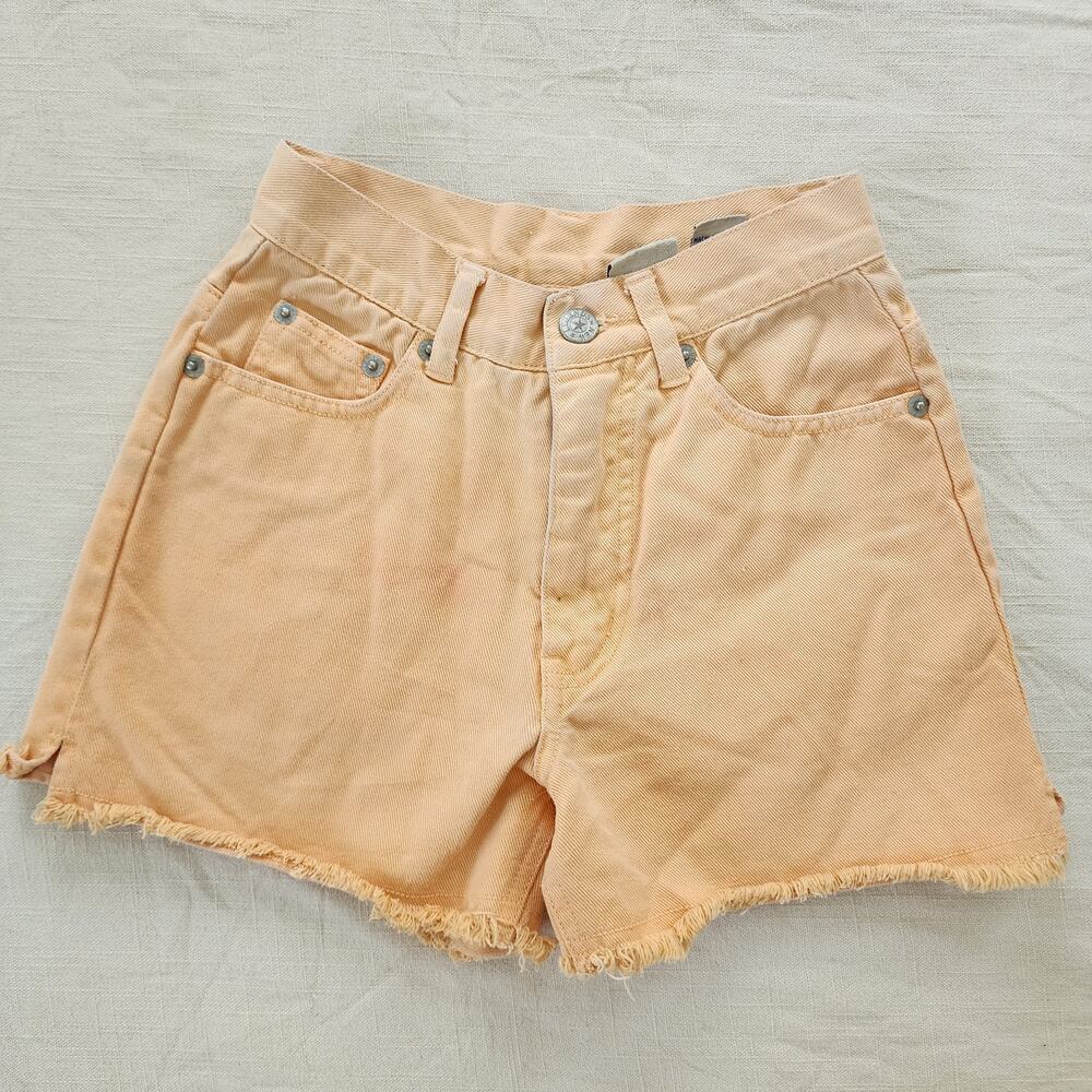 Vintage Peach Jean Shorts kids 8